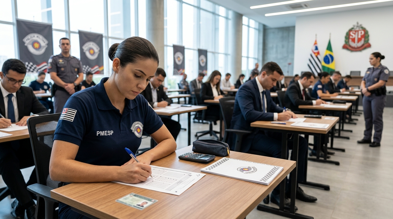 Como o Edital Define as Datas das Provas do Concurso PM SP